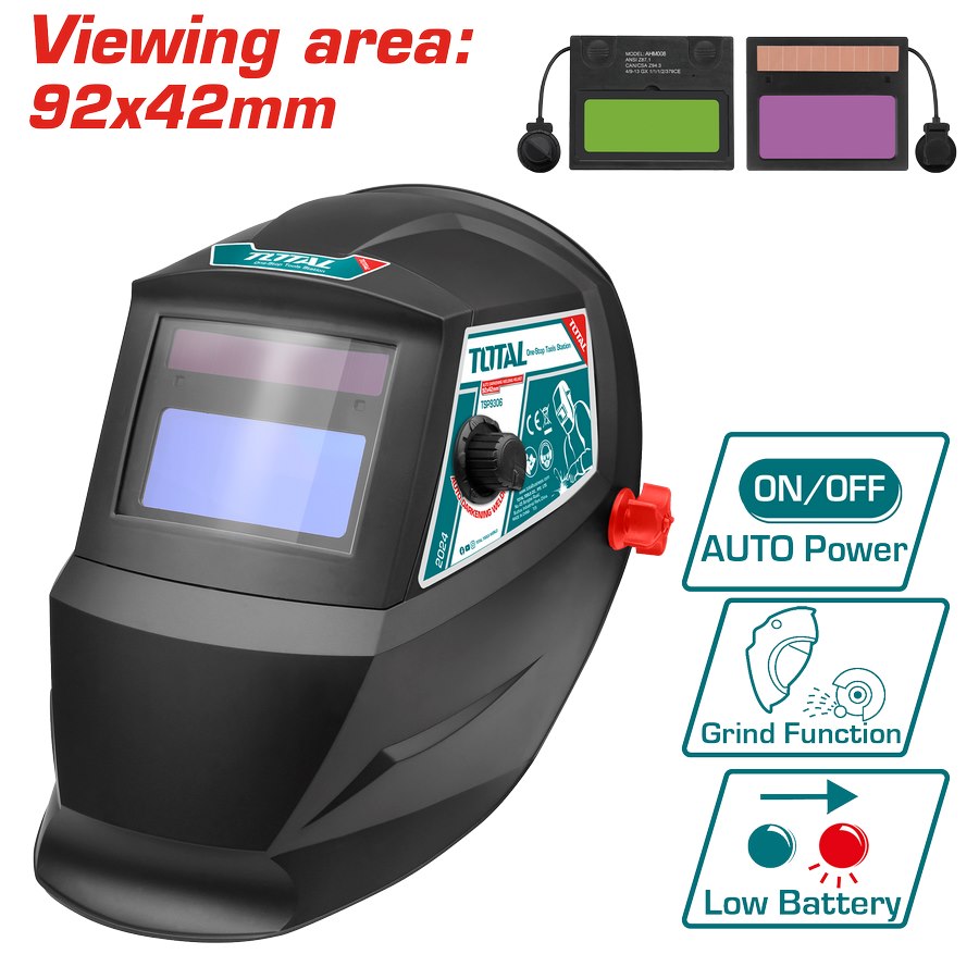 Welder's Mask - Viewing Area 90*35mm TSP9309