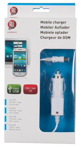 CARICAB. 79403 DA AUTO - MINI USB 12/24V 1A 79403