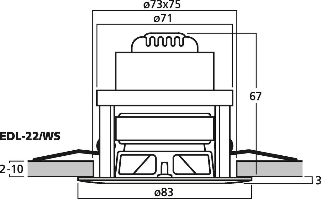 EDL-22/WS - Cassa acustica PA
