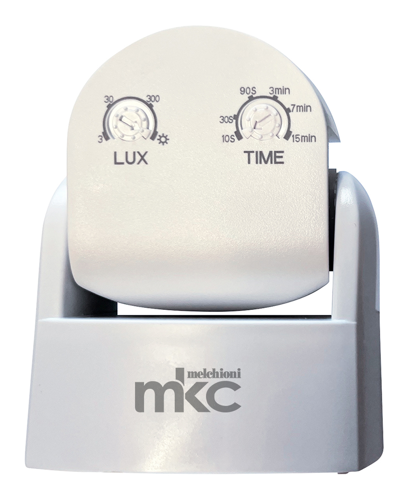 MKX-65 white outdoor PIR sensor IP65, 180° infrared, 12m