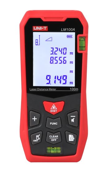 Distanziometro Laser UNI-T LM100A - capacità 100m.