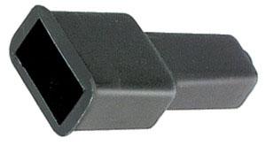 Coprifaston maschio 6.35 mm nero – 100 pz. 5204110 MKC