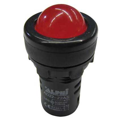 Segnalatore 24V A Led Rosso Luminoso A Parabola AP/SEGN/224R-C