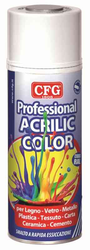 Smalto Acrilico Prof. Marrone Cioccolato Ral 8017 In Aerosol Da 400mL SP8017 CFG