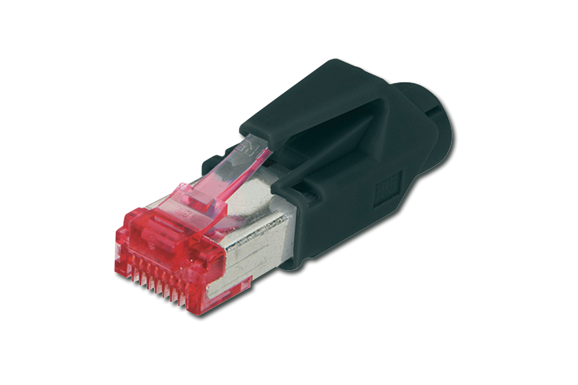 Digitus A-MO6 8/8 HRS Hirose Modular Plug, CAT 6 TM21 8P8C, schermato, for round cable, incl. hood