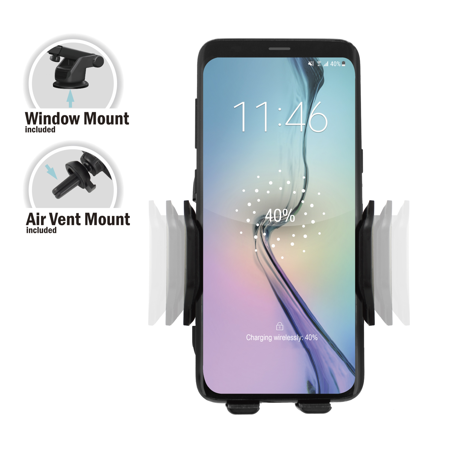 Supporto Smartphone e caricabatterie wireless per smartphone con QI