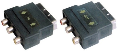 ADATT (1PZ) BLISTER "SP.SCART/PR.RCA ""OUT"" "