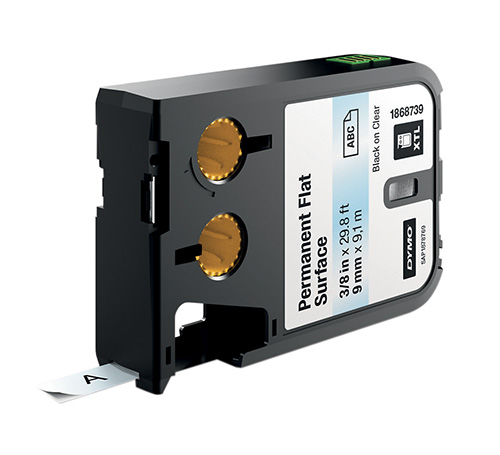 Nastro XTL In Poliestere Permanente Da 12mmx9,1mt Nero/Bianco