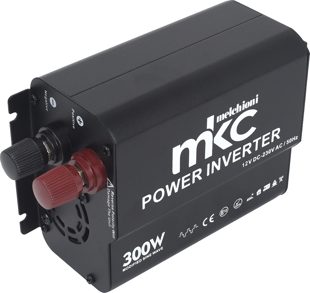 INVERTER MKC-RS300M-12 12VDC 230VCA 300W SOFT START ONDA MODIFICATA