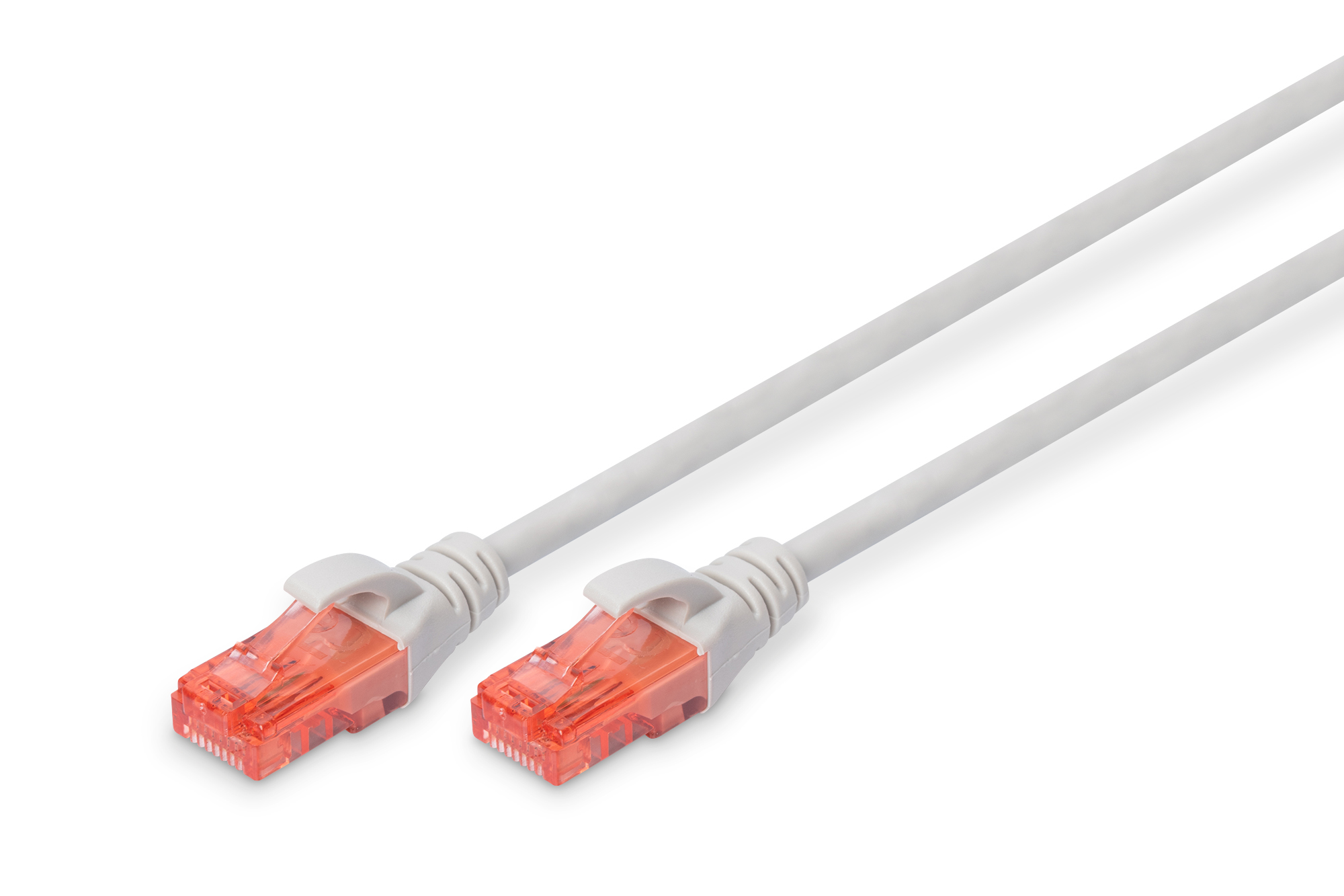 Digitus DK-1612-100 CAT 6, U-UTP patch cord, PVC AWG 26/7, lunghezza 10 m, colore grigio