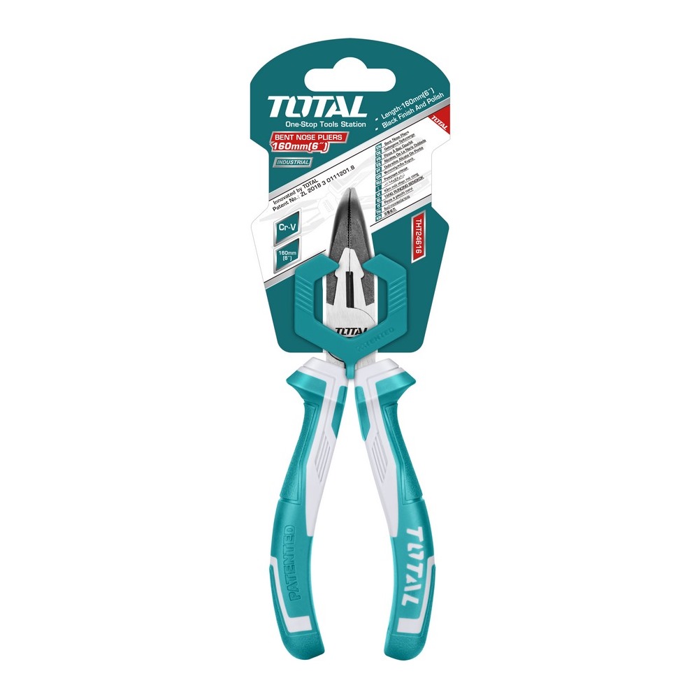 160mm Curved Nose Pliers Industrial Series THT24616