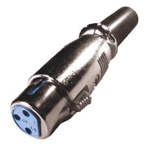 3-Pole Flying Microphone Socket PR/898-C