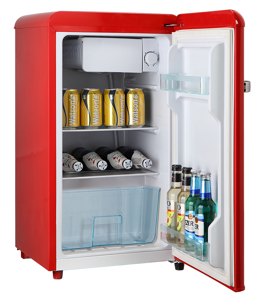 Minifrigo SIBERIA 45 vintage 45L con compressore rosso