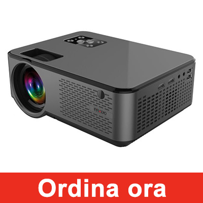 Videoproiettore LCD LED HD 1080p, 3000 Lumen, contrasto 2000:1