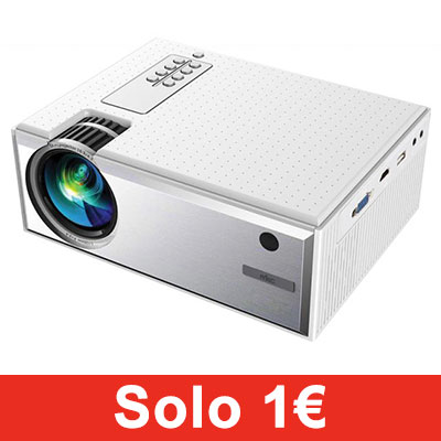 Videoproiettore HD 720p LCD/LED 2800 Lumen, Contrasto 4000:1