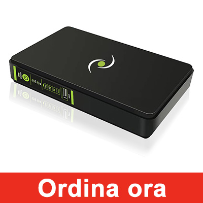Gruppo di Continuità UPS ERA PLUS DC 9VDC/12VDC - POE 15VDC/24VDC - USB 5VDC TOGETHER ON