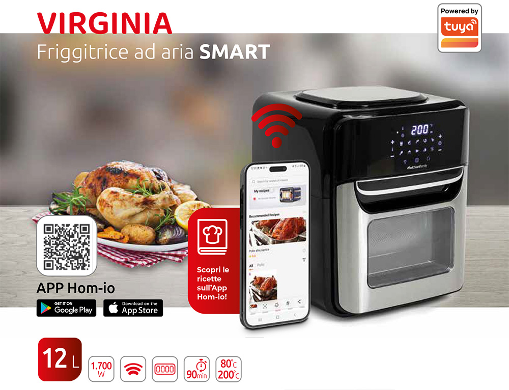 Friggitrice ad aria SMART Virginia