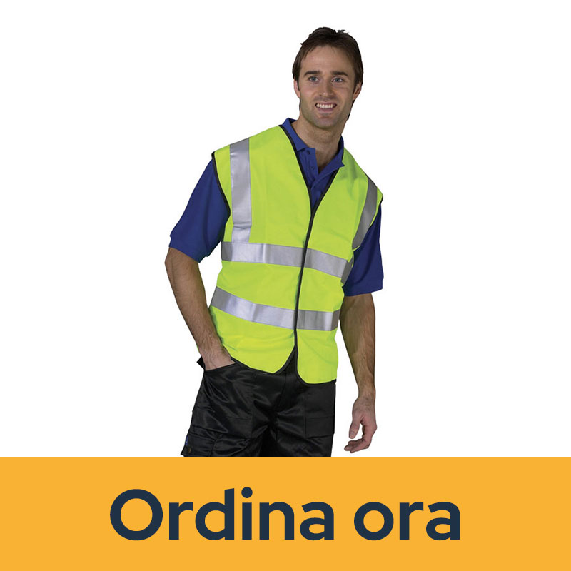 Gilet alta visibilità, giallo, taglia XL