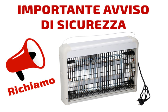 RICHIAMO - Importante avviso di sicurezza